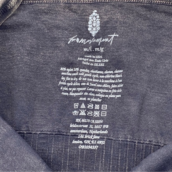 NEW Free People Good Karma Crop Tank in Graphite, M/LG - Picture 12 of 13